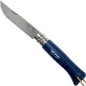 Opinel Trekking No. 08RV Taschenmesser, blau