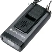 Led Lenser K6R Safety, Schlüsselanhängerlampe mit Alarmfunktion, grau