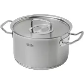 Fissler Kochtopf Original Profi Collection mit rostfreiem Edelstahl Deckel 24 cm