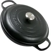 Le Creuset Campagnards Bratentopf 30 cm, 3,5 l schwarz