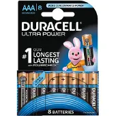 Duracell 8x LR03 AAA, Einwegbatterie, AAA, Alkali, 1,5 V, 8 Stück(e), Zylindrische