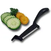 Westmark Gemüsemesser Garnetta - Edelstahl Küchenmesser 21,5 cm - silber schwarz