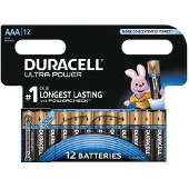 Duracell Ultra Power, Einwegbatterie, AAA, Alkali, 1,5 V, 12 Stück(e), Zylindrische