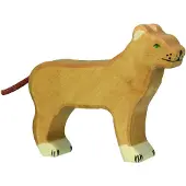 Gollnest & Kiesel Holztiger Holz Löwin Spielfigur handgefertigt und nachhaltig