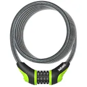 Onguard Neon Combi Kabelschloss Grün 180 cm x 12 mm Grün 180 cm x 12 mm