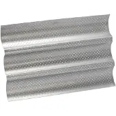 Patisse Baguette-Form 38 x 24 cm Stahl silber