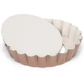 Patisse Quiche-Form mit losem Boden 25 cm Stahl-Kupfer