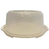 Keeeper Kuchenhaube "Keep-Fresh-Container", weiss verschliessbar mit seitlichen Griffen, Material: PP