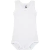 Petit Bateau Body - 2er-Pack - ohne Ärmel - Weiß - - 3 mt - Body ärmellos