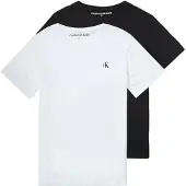 Calvin Klein Jeans T-Shirt-Set Monogram IB0IB01093 Weiß Regular Fit 128