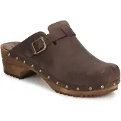 Sanita Wood-Kristel Open Clog Antique Brown Gr.37