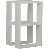 Homitis | Nachttisch Lonie Wit Spaanplaat 30x55x30 cm | NADUVI