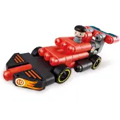 PolyM Rennwagen Bausteine Set 31-teilig Spielzeug