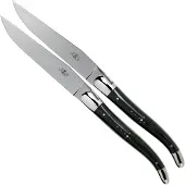 Laguiole T22MINBF Horn poliert 2-teiliges Steakmesserset