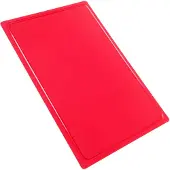 Wüsthof 4159810302 Schneidebrett aus Kunststoff, rot 38x25 cm