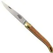 Laguiole - Natural Wood Klappmesser, Olivenholz