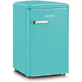 Severin Retro Tischkühlschrank RKS 8834 aus Kunststoff, türkis Kühlschrank Gefrierkombination Retro Kühlschrank Led Kühlschrank Kühlschrank Gefrierfach