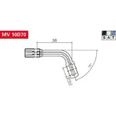 TRW Vario Anschluss In Titanfarben MV10D70