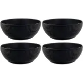 Bodum - DUORO Porzellanschüsseln 0.48 l, ø 14.5 cm - Schwarzmatt