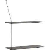 Woud Stedge Regal L60 Black - , Schwarz, Holz