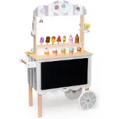 Vigatoys eisdiele Junior 73 x 112 cm Holz weiß/natur/grau