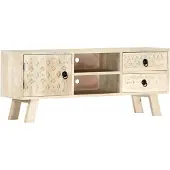 vidaXL TV-Schrank 110 x 30 x 44 cm Massivholz Mango