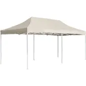 vidaXL Profi-Partyzelt Faltbar Aluminium 6x3 m Creme