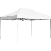 vidaXL Profi-Partyzelt Faltbar Aluminium 4,5x3 m Weiß