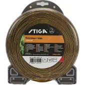Stiga Tiger rund 3.0mm 56M EMBOLISHED Schnur für Benzin-Rasierer