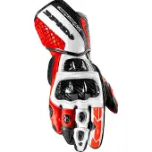 Spidi Carbo Track Evo Schwarz Rot Weiß Handschuhe Größe S