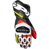 Spidi Carbo 7 Rot Gelb Fluorescent Handschuhe Größe 2XL
