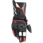 Alpinestars SP-2 V3 Schwarz Weiß Bright Rot Handschuhe Größe 3XL
