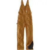 Carhartt Arbeitsoverall Firm Duck Insulated Bib Overall Herren Brown-L
