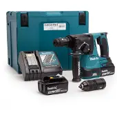 Makita DHR243RMJ, 2,4 cm, 950 RPM, 2 J, 4700 BPM, 1,3 cm, 2,7 cm