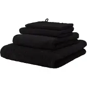 Aquanova Waschlappen London Schwarz (6er Set)