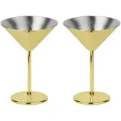 Paderno Martiniglas Mirror Gold (2er-Set)