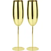 Paderno Sektgläser Mirror Gold (2er-Set)