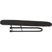 PRACTO Ärmelbügelbrett - Bügelbrett mit Bezug, klappbar 55 x 13 cm - Schwarz