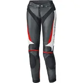 Held Lane II Damen Schwarz Weiß Rot Motorrad Lederhose Größe 44