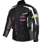 Modeka El Chango Kinder Motorrad Textiljacke, schwarz/gelb, 164