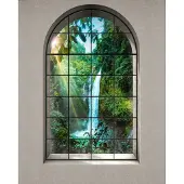 Overig Vliestapete "Digitaldruck Vlies - Rainforest - Größe 200 x 250 cm" bedruckt glatt Wohnzimmer, Schlafzimmer