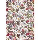 Overig Vliestapete "Digitaldruck Vlies - Fleurs de Rêve - Größe 200 x 280 cm" bedruckt glatt Wohnzimmer, Schlafzimmer