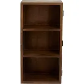 Nordal A/s Nango Wandschrank | 1 Tür | Dunkelbraun | 69302