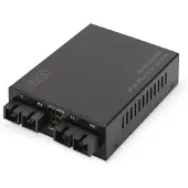 Digitus Gigabit Multimode/Singlemode Medienkonverter SC/SC, 1000 Mbit/s, 1000Base-SX, 1000Base-SX, Gigabit Ethernet, 1000 Mbit/s, 1000BASE‑SX