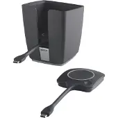 Barco ClickShare Button und Tray im Paket, Schwarz, Tisch/Bank, , Kabelgebunden, ClickShare Tray, 2 Buttons