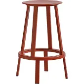 HAY Revolver Barhocker Niedrig Rot