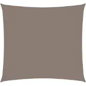 vidaXL Sonnensegel Oxford-Gewebe Quadratisch 2x2 m Taupe