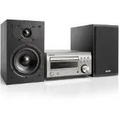 Denon D-M41, Home-Audio-Minisystem, Schwarz, Silber, 1 Disks, 60 W, 1-Weg, RCA