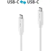 PureLink IS2510-005 USB-C auf USB-C (Gen 2) Kabel 0,5m weiß