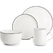 Salt & pepper Servies Studio Base White (16er Set)